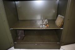 Metal Cabinet with Contents - Assorted Grinding Wheels