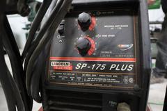 Lincoln Electric SP-175 Plus MIG Welder, Cables,  Magnum Torch, Cart, Built In Wire Feed, Helmet