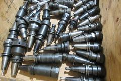 Assorted CAT40 Collet Tool Holders TG100/150, ER16, ER20 & More! Approx. 40+ 