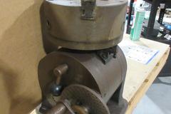 L.W. Chuck Co. Double Swivel Dividing Head w/ 8" 3-Jaw Chuck 