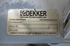 Dekker Vacuum Technologies Duravane Vacuum Pump Model RML010T1-01-AS, Rotary Vane Pump with Tank - Single Phase