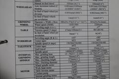 Tru Tech TTS-8-20 CNC Cylindrical Grinder, 8" x 20", Motorized Workhead, Tailstock, Coolant System