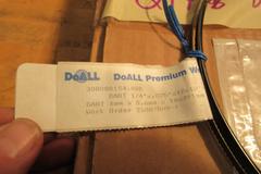 Sandvic (2) Starrett (3) DoAll (8) 12'10" x 1/4" x .025" Bandsaw Blades