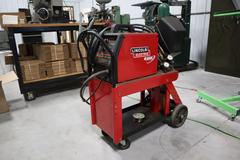 Lincoln Electric SP-175 Plus MIG Welder, Cables,  Magnum Torch, Cart, Built In Wire Feed, Helmet