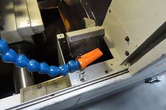 Citizen L20 III CNC Swiss Type Automatic Screw Machine, Citizen CNC Control, Live Milling, High Pressure Coolant, Fire Suppression System