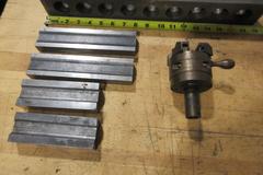 Landis Machine Co Thread Chaser Head 5A8170-1 & Large Steel Parallels 