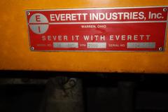 Everett 16" Abrasive Chop Saw, 10 HP Motor, Hand Feed, Vise, Coolant System