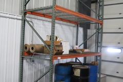 Pallet Racking (2) 13' Approx H Uprights x 42" Wide (3) 8' Shelves, Wire Decking