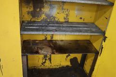 Justrite 45 Gallon Combustible Liquids Storage Cabinet, 2 Door, 3 Shelf