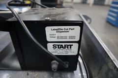 Auto Label Dispensers and 3 Shelf Rolling Metal Shop Cart