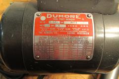 Dumore 5-021 Tool Post Grinder w/ 2 Spindle Assist. Mounted Stones