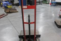 Global Die Cart 30" x 22" Platform 48" Lift Height, Foot Lever Operated 