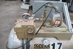 Dekker Vacuum Technologies Duravane Vacuum Pump Model RML010T1-01-AS, Rotary Vane Pump with Tank - Single Phase