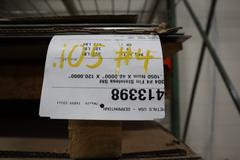 Assorted Flat Stock Sheet Metal Various Types and Thickness 48" x 120 Nominal Size and Pieces,  ** Racking Not Included**
