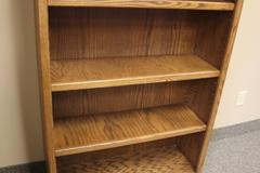 Wooden Adjustable Shelf 3 Shelf Bookcase