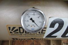 Dekker Vacuum Technologies Duravane Vacuum Pump Model RML010T1-01-AS, Rotary Vane Pump with Tank - Single Phase