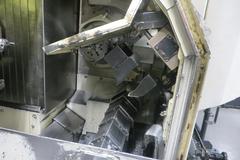 Mazak Multiplex 6200Y Twin Spidle Twin Turret CNC Turning Center with Y-Axis, Bar Feed, High Pressure Coolant and MORE!