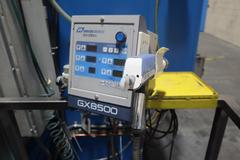 Parker Ionics GX7000M Automated Powder Coating Booth with 24" Wide x 48" High Windows and Top Chain Slot