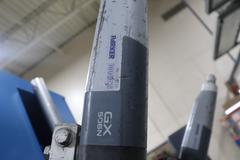 Parker Ionics GX7000M Automated Powder Coating Booth with 24" Wide x 48" High Windows and Top Chain Slot