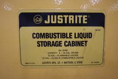 Justrite Combustible Liquids Storage Cabinet, 2 Door, Cap 2 55 Gal Drums