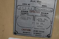 Rowe Press Feeding System. **Note - To Be Sold Only if Bliss Press System Does Not Sell**
