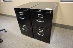 (2) Hon 2 Drawer File Cabinets