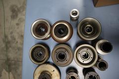 TG7 Grinder Wheel Hubs W/ Grinder Wheels Assorted Diamond & CBN Wheels