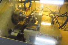 Hardinge Conquest GT CNC Gang Style CNC Lathe, Fanuc 18-T CNC, Part Chute