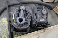 Rigid 4 Gallon Portable Vacuums, 5hp (2cs)