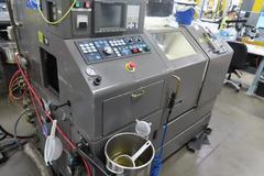 Hardinge Conquest GT CNC Gang Style CNC Lathe, Fanuc 18-T CNC, Part Chute