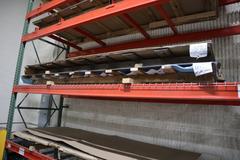 Assorted Flat Stock Sheet Metal Various Types and Thickness 48" x 120 Nominal Size and Pieces,  ** Racking Not Included**
