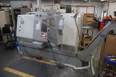 Haas SL-20 CNC Turning Center, 8" Chuck, 10 Station Turret, Tool Presetter, Chip Conveyor, Parts Catcher 