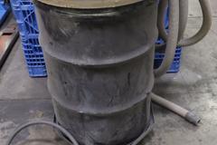 Nortech Pneumatic 55 Gal Barrel Vacuum with Dolly