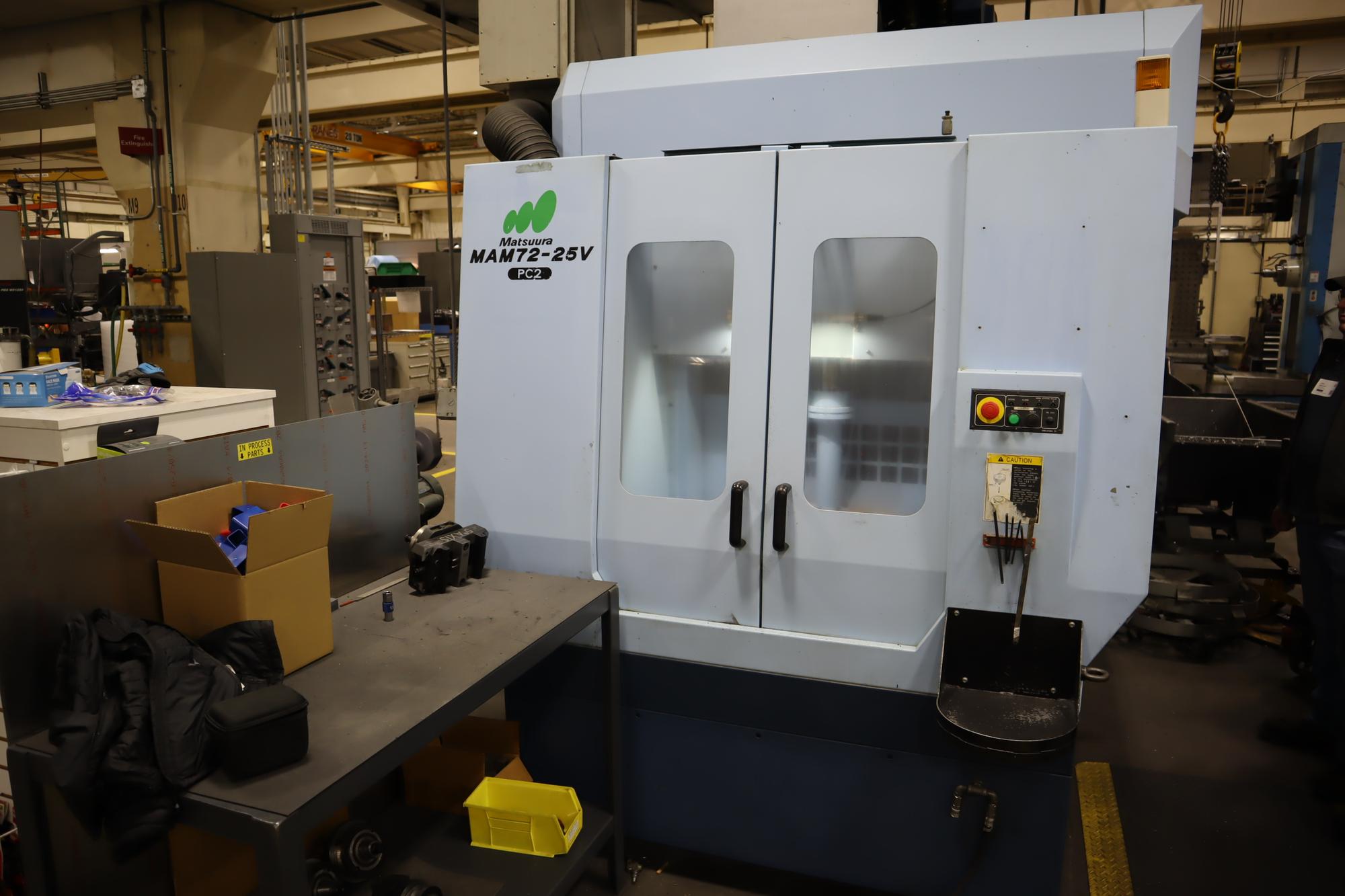 Machines Used | Matsuura MAM72-25V PC2 5-Axis CNC Vertical
