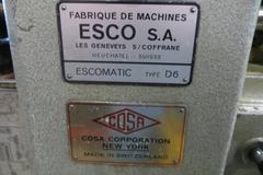 Escomatic D6 Single Spindle Automatic Screw Machine with Coil Reel (E7)