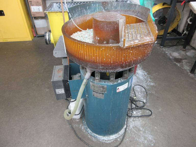 Sweco Vibro-Energy Finishing Mill,  AC Tech MC Series Digital Control, Stand Alone Wash Pump