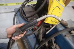Miller DeltaWeld 452 Welding Power Source, Miller 70 Series Wire Feed Unit, Mig Gun - NOT OPERATIONAL