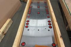 Jergens Ball Lock Steel Base Fixture Plate for T-Slotted Mill Table **New In Crate** 42" x 14" x 1.25"