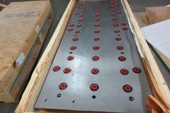 Jergens Ball Lock Steel Base Fixture Plate for T-Slotted Mill Table **New In Crate** 58" x 20" x 1.25"