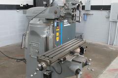 Bridgeport 2J Vertical Knee Mill, Variable Speed Spindle, Acu-Rite 3-Axis DRO Model 200S, Servo 150 X-Axis DRO