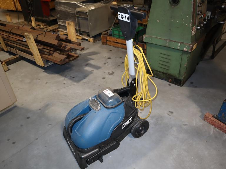 Powr-Flite CAS16 Compact Corded Floor Scrubber & Grout Cleaner, 16" Cleaning Path