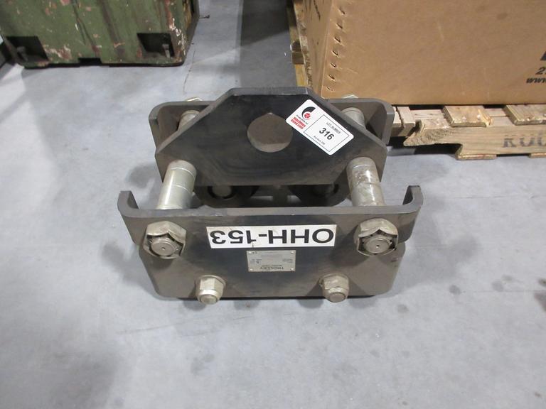CM 5 Ton CBTP Plain Push Trolley Flanges 3.5" - 8.7"