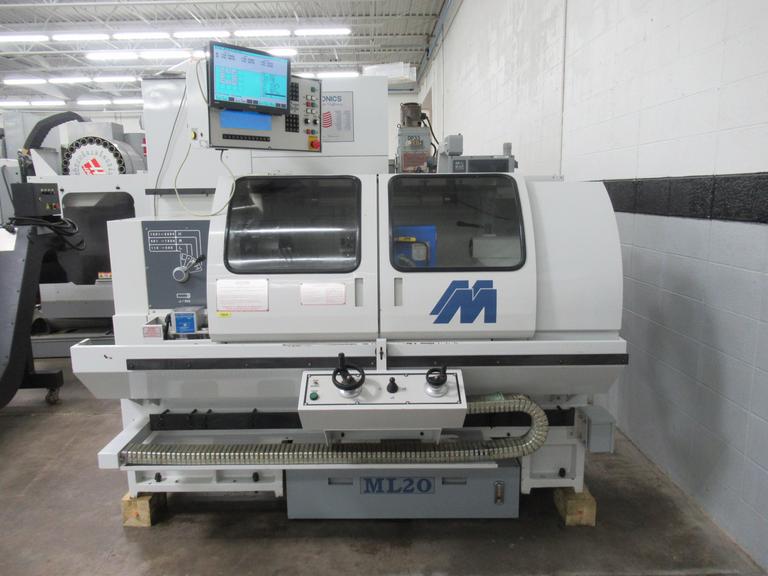 Milltronics ML-20 CNC Lathe, Centurion 6T CNC Control, 8 Position Turret, 6-Jaw Chuck, Coolant System, Enclosure