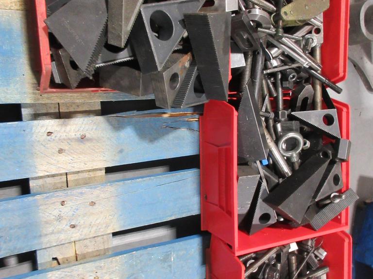 Bins Of Clamp Down Hardware (4), Risers, And More!!!