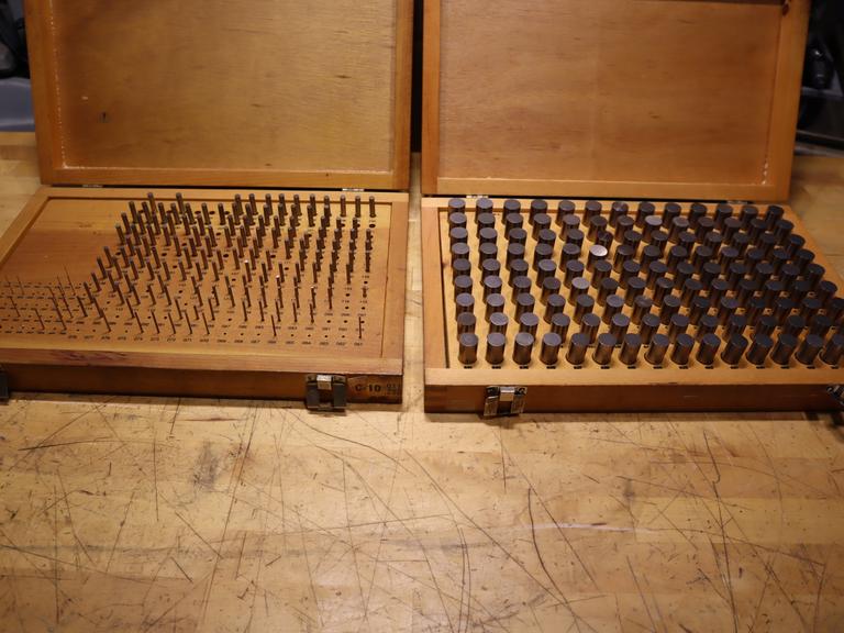 Meyer .011-.250 Plus "Missing Pins" & .626-.750 Plus Gage Pins "Complete"