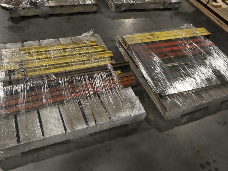 American Style Press Brake Dies (2) Pallets Various Length & Shapes