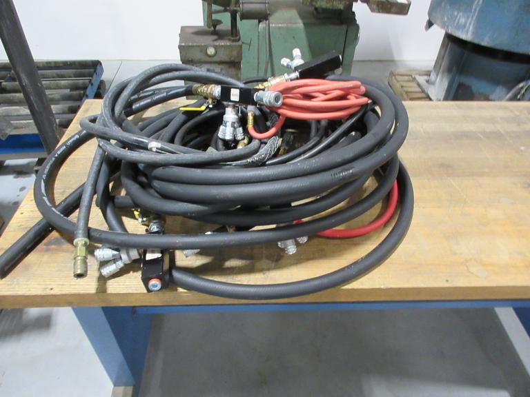 Bundle of Air Hose 3/4" & 1/2"; Manifolds, Ball Valves 