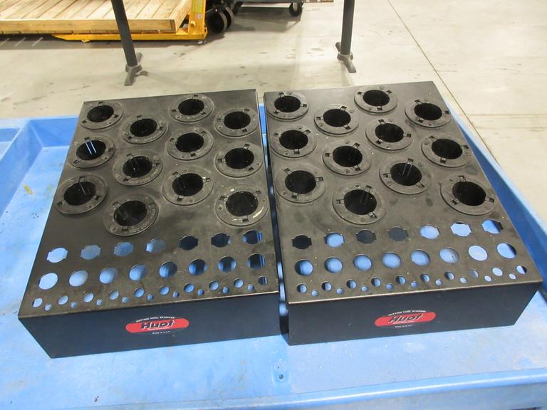 Huot Cat40 Tool Racks (2) 12 Pockets