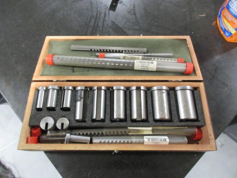 Broaching Set In Case; Bushings, Broach Cutters