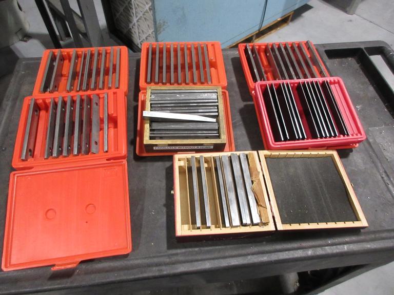 6" Parallels Assorted Heights From 1/2"-1-5/8" Thickness 1/8, 1/4, 1/16